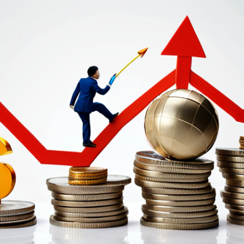 **Image Prompt:** Financial portfolio rebalancing. A diverse range of investment options (stocks, funds, real estate) radiating outwards from a central insurance policy image. Arrows indicate movement and adjustment of investment percentages. The overall tone is one of adapting to changing market conditions, financial literacy. Thai Baht symbols subtly incorporated.
