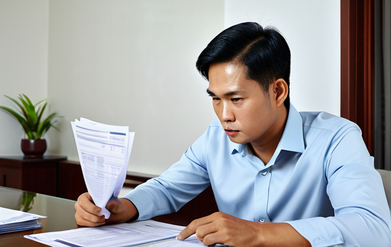 보험 포트폴리오 리밸런싱의 중요성 - Financial Self-Reflection**

A Thai individual (male or female, professional attire) sitting at a de...